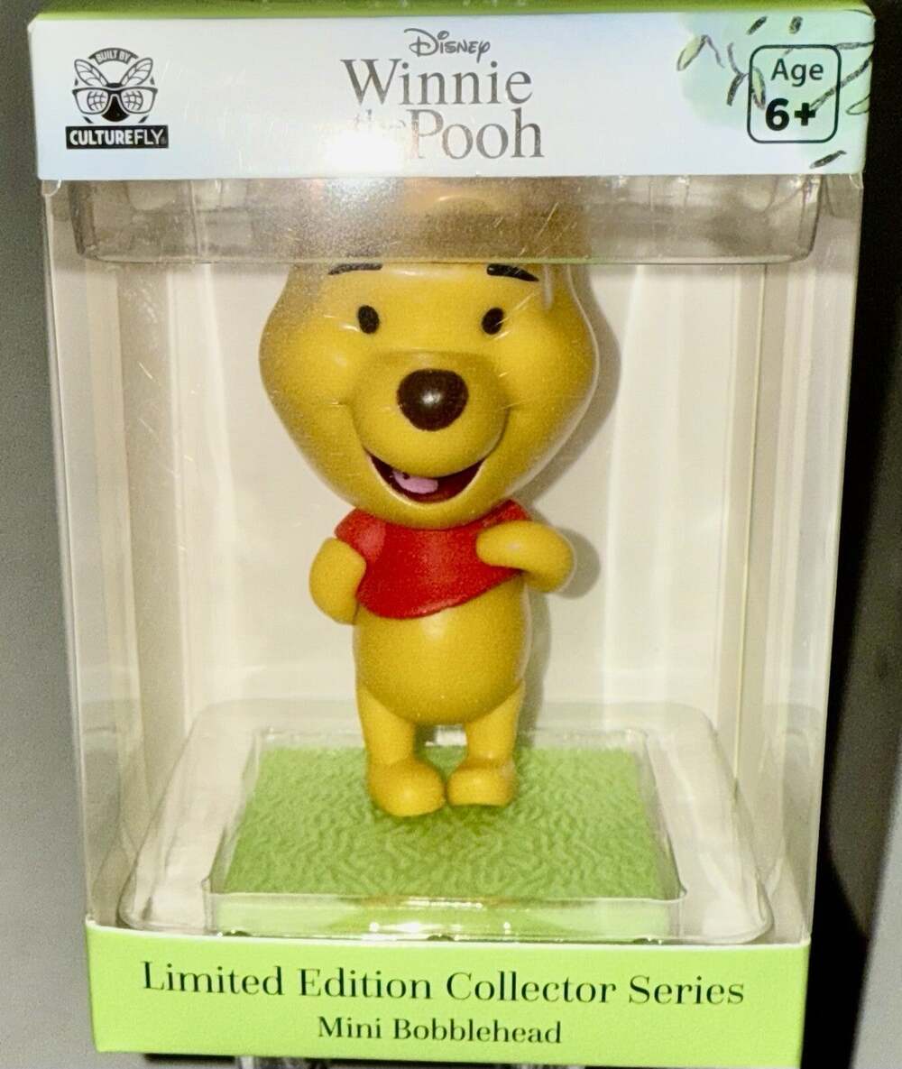 Disney Winnie The Pooh Mini Bobble Head Limited Edition Collector Series 3"